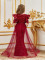 G026 Tween Butterfly Sleeves Gown